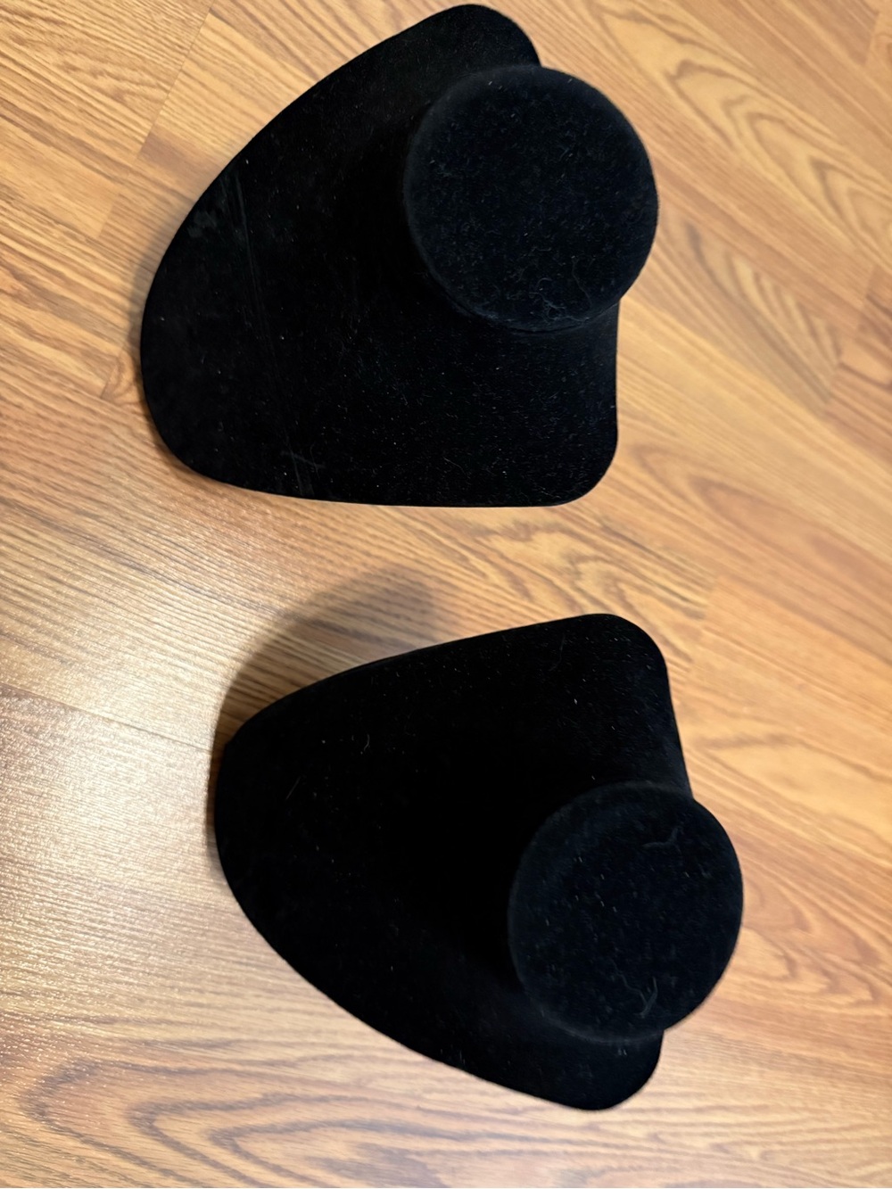 Michaels Black Velvet Necklace Display Stands - Pair